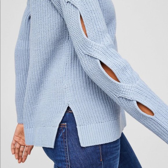LOFT Cutout Twist Sweater - Picture 5 of 5